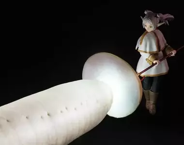 微型攝影師靈光一閃《大根的芙莉蓮》用白蘿蔔替代魔法大砲也超適合