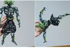 網友讀小學時用鐵絲做了《七龍珠》角色「布羅利」，這超越隨便玩玩的水準獲得了網友高度讚賞