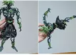 網友讀小學時用鐵絲做了《七龍珠》角色「布羅利」，這超越隨便玩玩的水準獲得了網友高度讚賞
