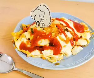 《非常抱歉狗狗壓克力牌》把這個插在失敗料理上面，讓狗狗背鍋就不會有心理壓力惹