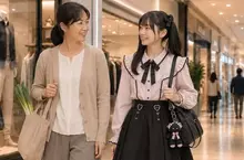 《平凡媽媽與地雷女兒》一起逛街的模樣超溫馨 地雷系女孩都來分享真實案例了