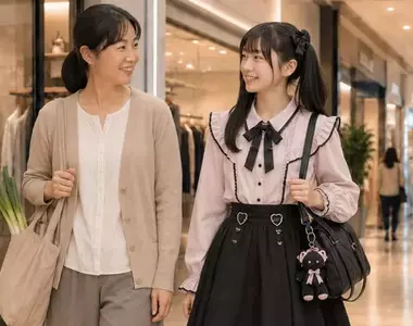《平凡媽媽與地雷女兒》一起逛街的模樣超溫馨 地雷系女孩都來分享真實案例了