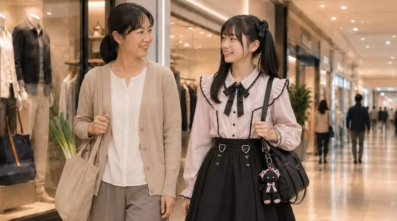 《平凡媽媽與地雷女兒》一起逛街的模樣超溫馨 地雷系女孩都來分享真實案例了