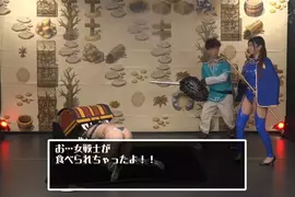 網友分享《女戰士被寶箱怪吃掉啦》趣味圖片，還以為是什麼惡搞的Cosplay，結果真相是一支正義的片片？！