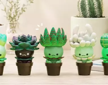 扭蛋商品《多肉植物小妖精》第二彈預計10月中旬推出 特別喜愛小東西療癒自己的朋友，這一檔也不要錯過唷