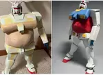 網友製作《機動不起來的大叔鋼彈》中年發福的模樣完全做出來超好笑XD 網友製作《機動不起來的大叔鋼彈》中年發福的模樣完全做出來超好笑XD