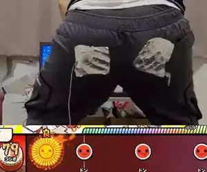 《太鼓達人變成屁鼓達人》剛好人的屁屁有兩瓣，天底下怎麼會有這麼剛剛好的事情呢？