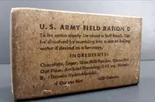 網友開箱1942年美國陸軍的軍用巧克力 設計的要求就是弄得不好吃？