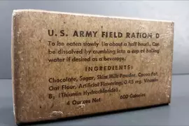 網友開箱1942年美國陸軍的軍用巧克力 設計的要求就是弄得不好吃？