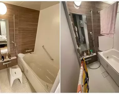 網友發現《旅館浴室跟自家浴室一模一樣》這打開門的瞬間不就有回到家的感覺了嗎？