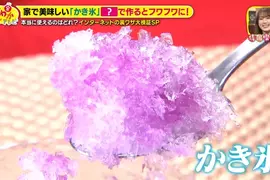  日本綜藝節目驗證《４種提升自製刨冰風味的方法》究竟哪一種最美味？
