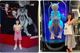  《喜歡寶可夢超過30年的網友》網友PO上小時候與長大與超夢的合影