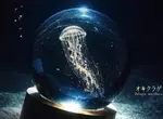 扭蛋商品《發光水母 crystal ball》宣布將會在今年10月份推出