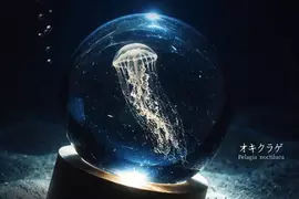 扭蛋商品《發光水母 crystal ball》宣布將會在今年10月份推出