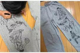 《君灌籃高手本當上手》家中小兒子畫畫技術太強，前途一片光明到得戴上墨鏡了