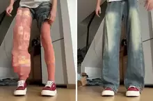 《史上最貼心賣家》顧客擔心腿太粗褲子穿不下，於是賣家還親自下場示範保證