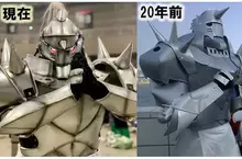 《鋼之鍊金術師》的角色扮演玩家 親手製作阿爾馮斯・愛力克的鎧甲，擺出照片回顧20年前的自己