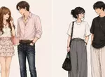 《平成情侶與令和情侶服裝上的差異》感覺以前年輕人比較趴，現在走的是寬鬆路線