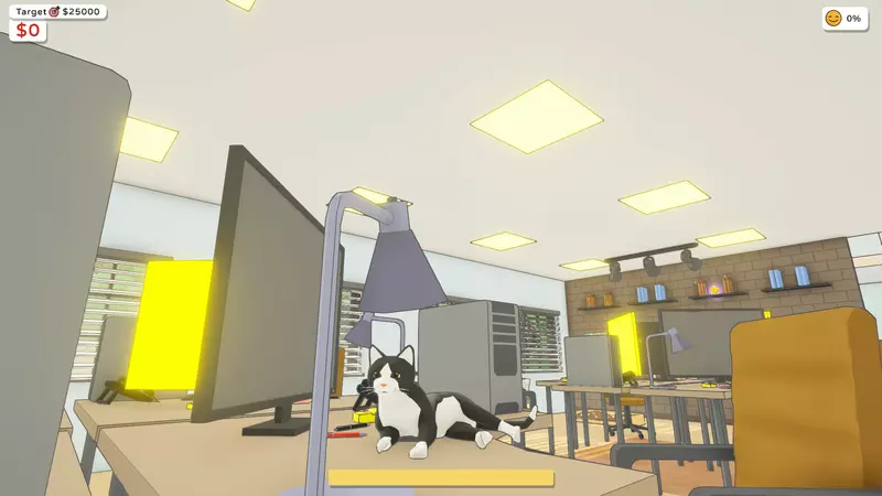 《貓貓亂搗蛋/Cat Chaos》這是一款讓你變身成貓體驗各種物理破壞的遊戲