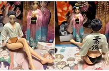 父親上個廁所結果《鬼滅之刃》的狛治模型，被女兒把玩了之後素流變成了素足笑翻網友