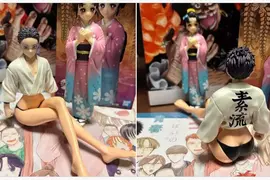 父親上個廁所結果《鬼滅之刃》的狛治模型，被女兒把玩了之後素流變成了素足笑翻網友