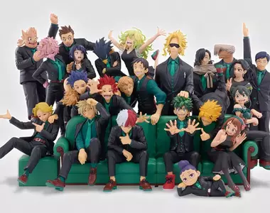 《我的英雄學院》10周年紀念模型 共計23位角色集合可變成大合照，商品於2027年依序推出