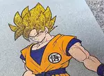 《七龍珠貼紙沙畫藝術》想不到看畫面聽聲音這細沙磨擦聲可以這麼舒服