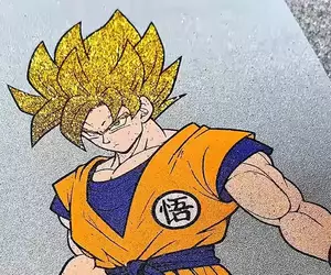 《七龍珠貼紙沙畫藝術》想不到看畫面聽聲音這細沙磨擦聲可以這麼舒服