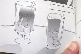 被日本網友瘋狂吐槽的《漫畫作畫失誤》冰塊怎麼會沉在水底呢？