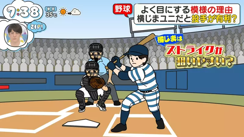 《棒球的制服》為什麼沒人會穿橫條紋？日本電視節目實驗穿這種圖案的後果