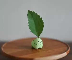 人氣動物造形師製作《菊草葉》模型 可替換各種葉子巧思超可愛