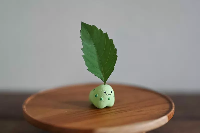 人氣動物造形師製作《菊草葉》模型 可替換各種葉子巧思超可愛