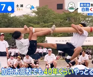 日本運動會奇特競技《蜘蛛合戰》要抓住女同學的芳心就靠這個了