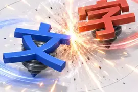 大家轉起來《文字戰鬥陀螺》自由搭配各種文字對戰的遊戲