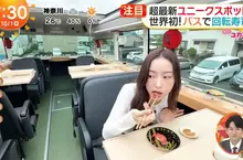 這個月即將上路的《迴轉壽司巴士》電視節目搶先體驗邊吃壽司邊遊東京