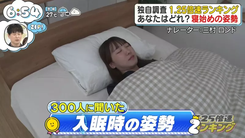 《日本人入睡姿勢大調查》你習慣仰睡、側睡還是趴睡呢？其實對於健康各有不同的功效