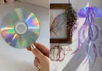 不用的CD做成《水母立體藝術品》完成後被夢幻的氛圍包圍感覺太幸福了