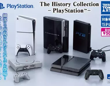 扭蛋商品《PlayStation歷代主機迷你模型》將於10月26號開始再度販售