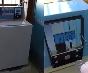 網友購入一台二手投幣式洗衣機 啟動投幣其實操作起來還挺方便的