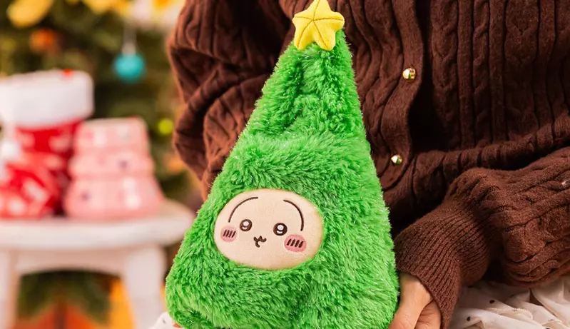 聖誕節超萌商品《吉伊卡哇》22公分的烏薩奇動起來聖誕樹玩具
