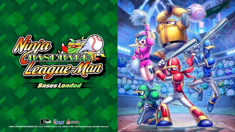 經典街機遊戲《棒球殺手 LEAGUE-MAN Bases Loaded》遊戲重製版將於12月9號開始於各平台發售(支援繁體中文)