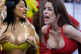 世界盃決賽：巴拉圭奶機妹 VS 巴西胸湧妹