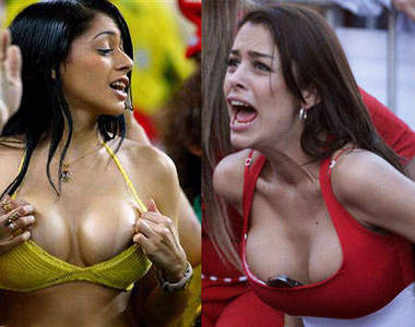 世界盃決賽：巴拉圭奶機妹 VS 巴西胸湧妹