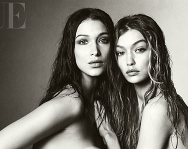 英國Vogue《哈蒂德姊妹裸擁照》引發爭議 這就是時尚吧...？
