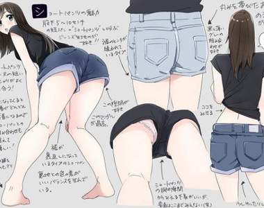 《短パン-TANPAN-》性癖繪師的新作是性感短褲 x 飽滿白嫩的大腿