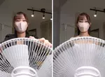 夏季限定實驗《在電風扇前面換衣服會不會走光》年紀大的我感覺看不清楚怎麼辦? 夏季限定實驗《在電風扇前面換衣服會不會走光》年紀大的我感覺看不清楚怎麼辦?